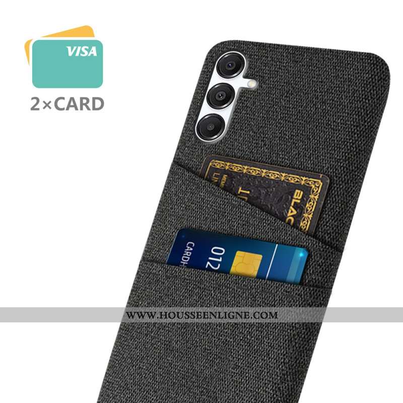 Coque Samsung Galaxy A17 4G / 5G Porte-Cartes Tissu