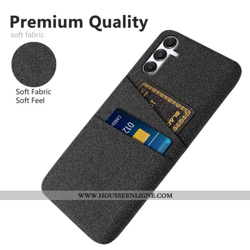 Coque Samsung Galaxy A17 4G / 5G Porte-Cartes Tissu