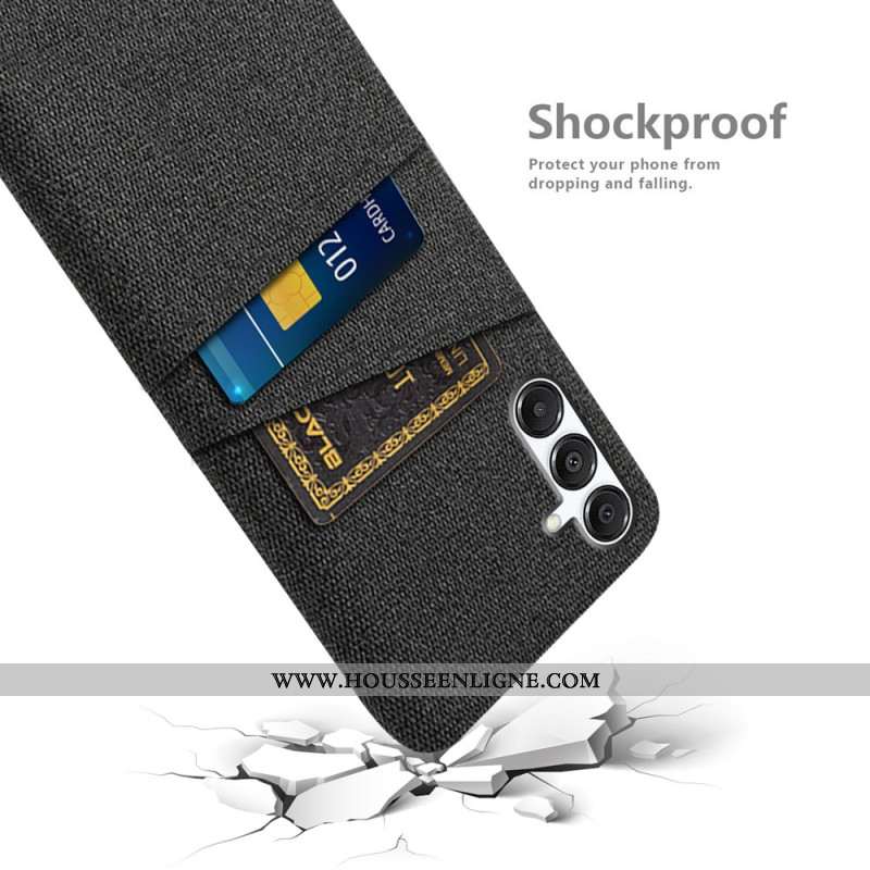 Coque Samsung Galaxy A17 4G / 5G Porte-Cartes Tissu