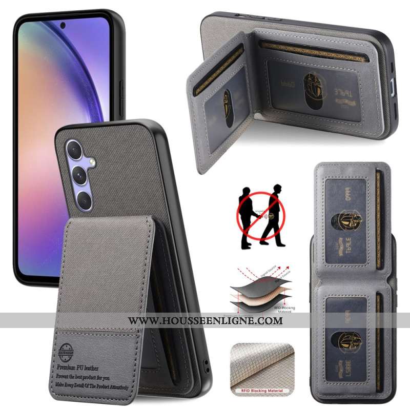 Coque Samsung Galaxy A17 4G / 5G Porte-Cartes et Protection RFID