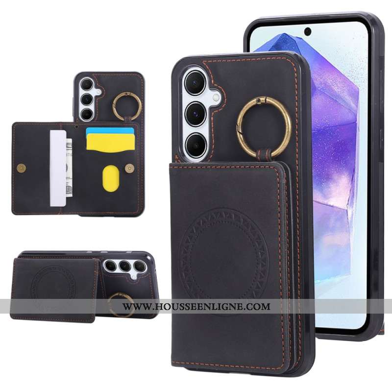 Coque Samsung Galaxy A17 4G / 5G Porte-cartes et Anneau