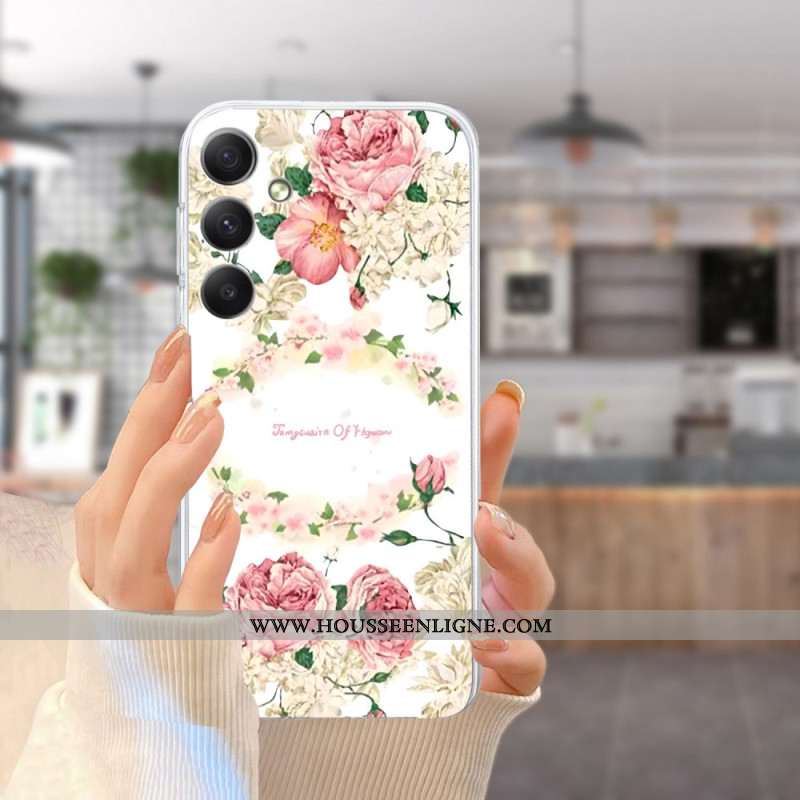 Coque Samsung Galaxy A17 4G / 5G Roses Vintage