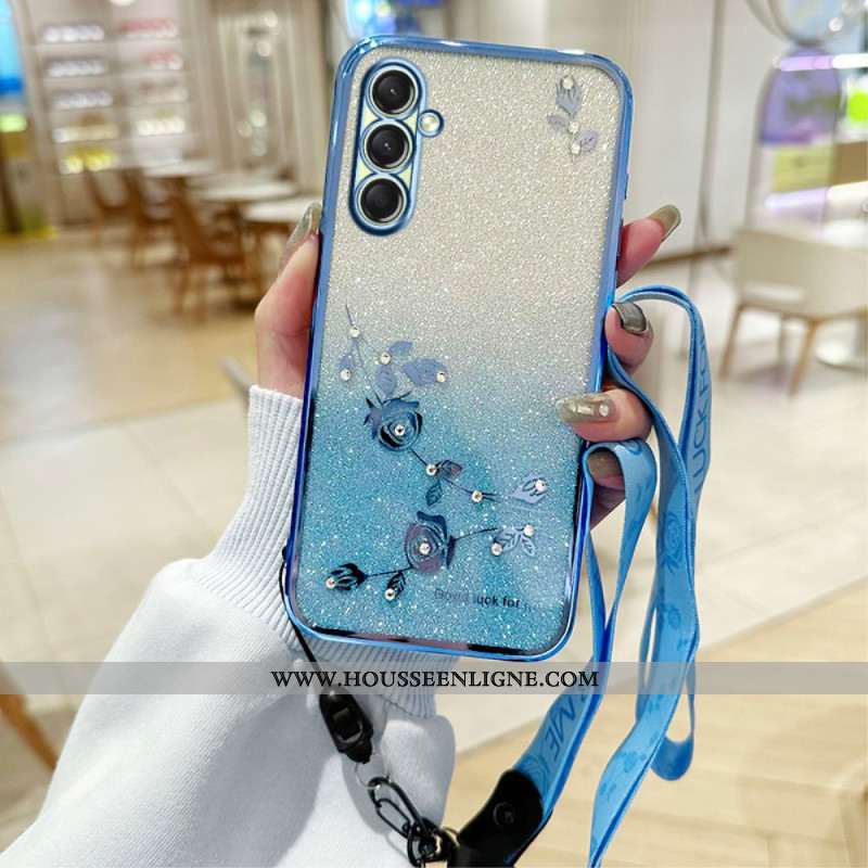 Coque Samsung Galaxy A17 4G / 5G Strass à Lanières KADEM