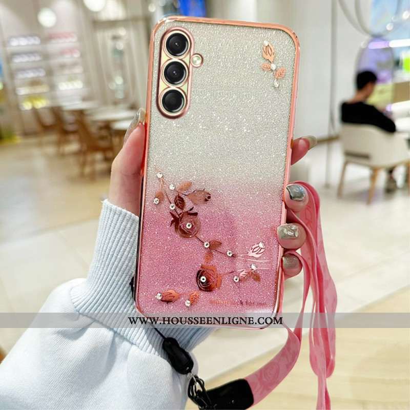 Coque Samsung Galaxy A17 4G / 5G Strass à Lanières KADEM