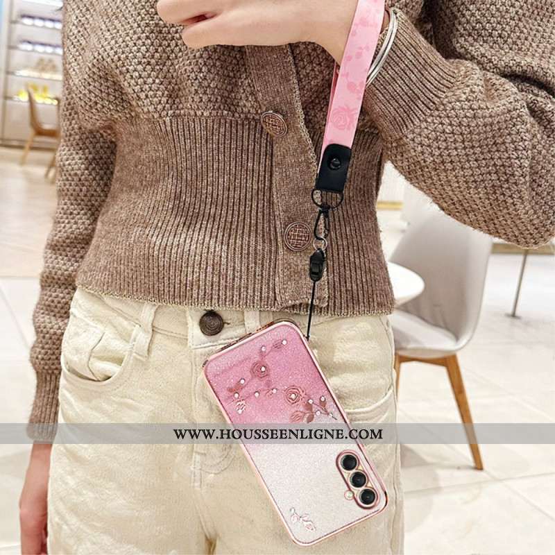 Coque Samsung Galaxy A17 4G / 5G Strass à Lanières KADEM