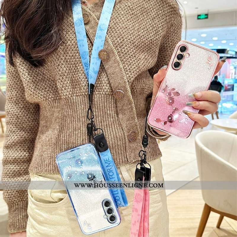 Coque Samsung Galaxy A17 4G / 5G Strass à Lanières KADEM