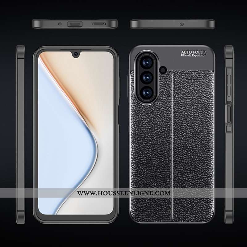 Coque Samsung Galaxy A17 4G / 5G Texture Litchi