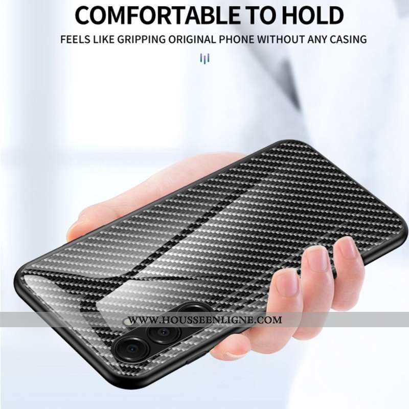 Coque Samsung Galaxy A17 4G / 5G Verre Trempé Fibre Carbone