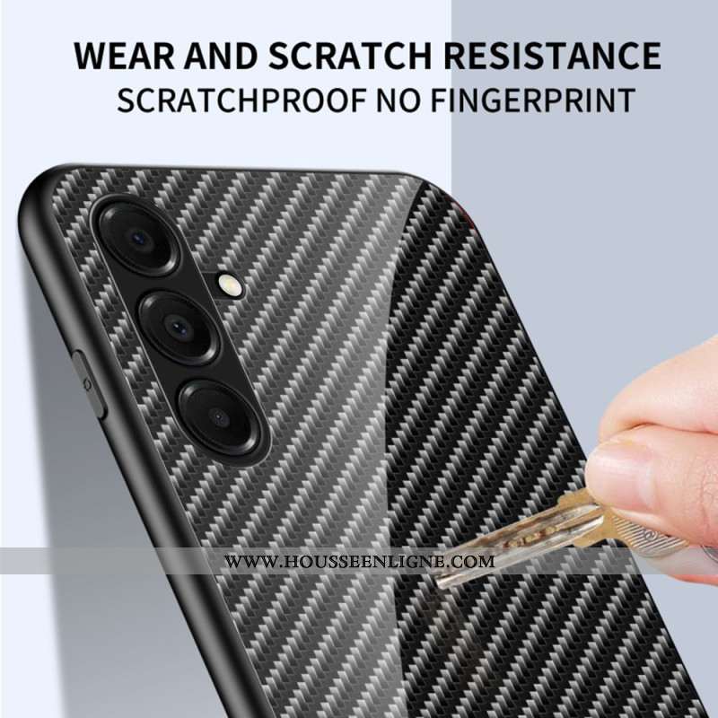 Coque Samsung Galaxy A17 4G / 5G Verre Trempé Fibre Carbone