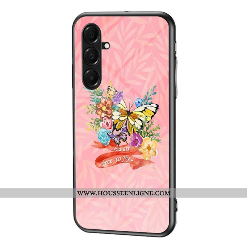 Coque Samsung Galaxy A17 4G / 5G Verre Trempé Papillons