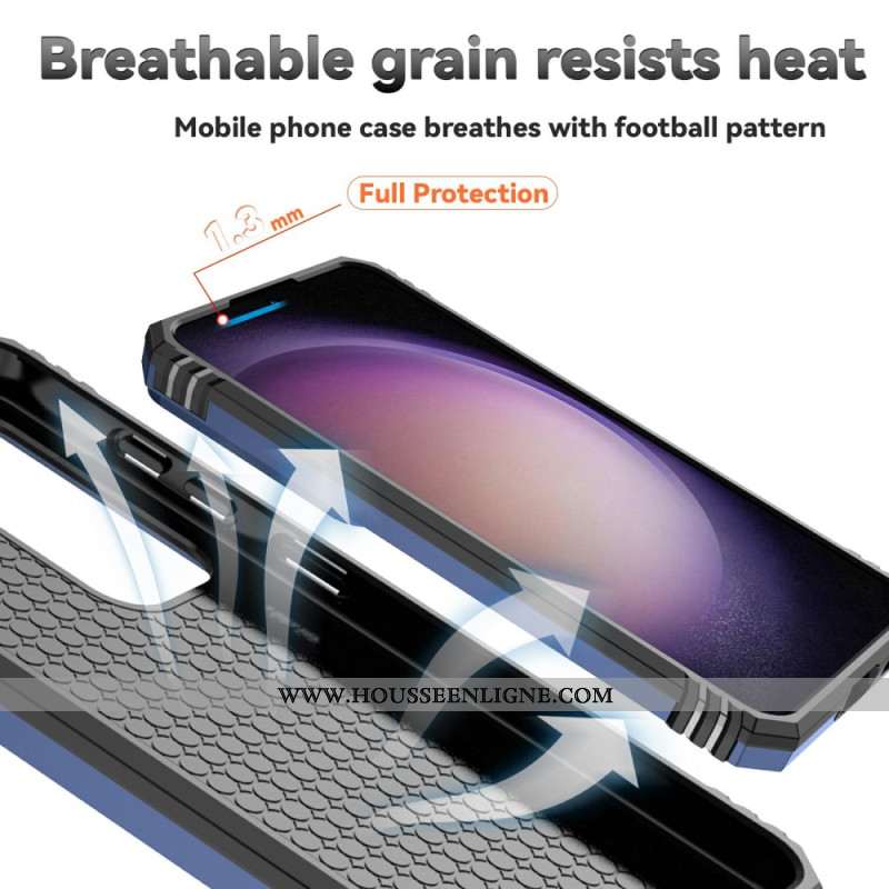 Coque Samsung Galaxy S25 5G Anneau-Support et Protecteur Objactif