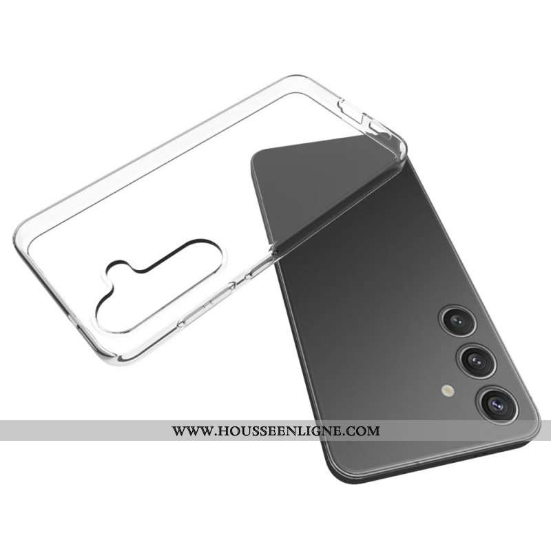 Coque Samsung Galaxy S25 5G Anti-Empreintes Digitales Transparente