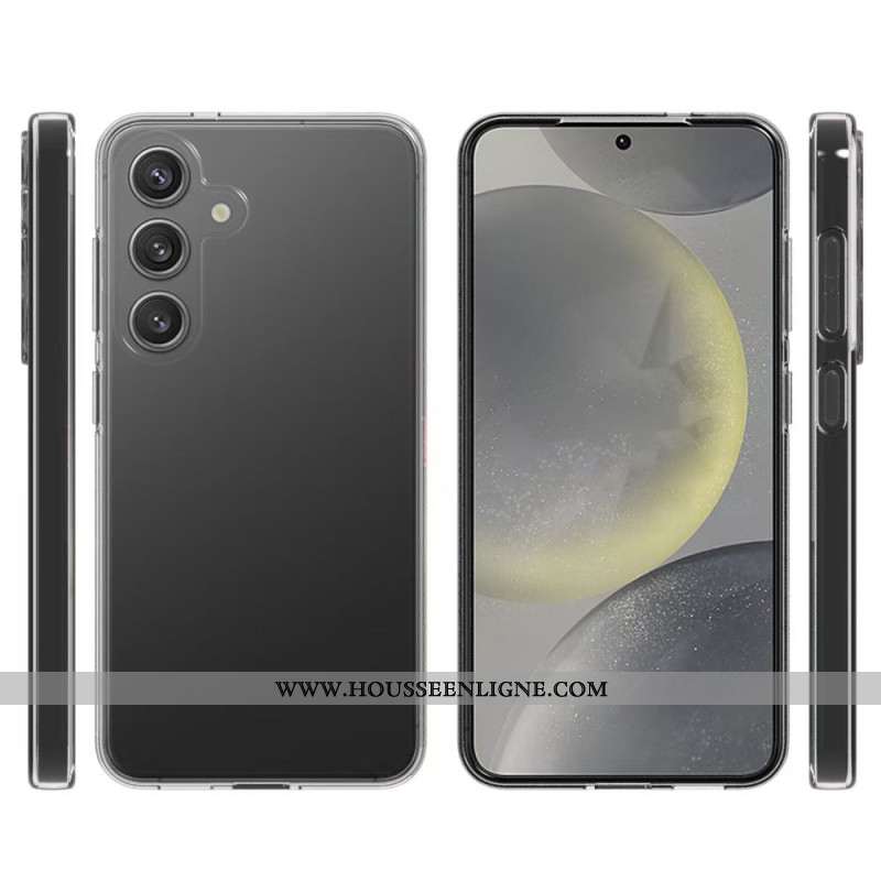 Coque Samsung Galaxy S25 5G Anti-Empreintes Digitales Transparente