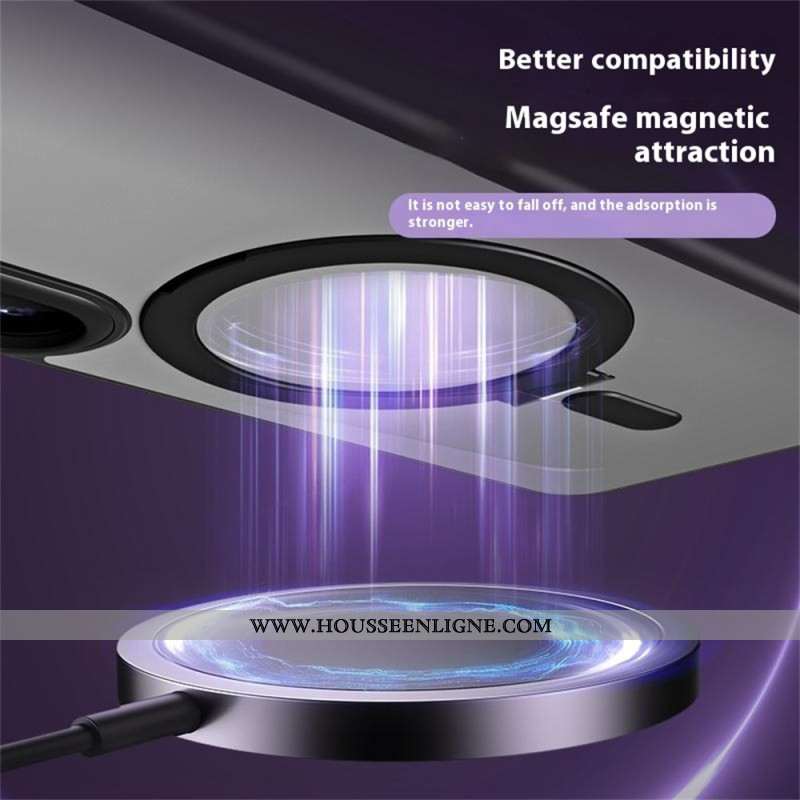 Coque Samsung Galaxy S25 5G Compatible MagSafe avec Béquille