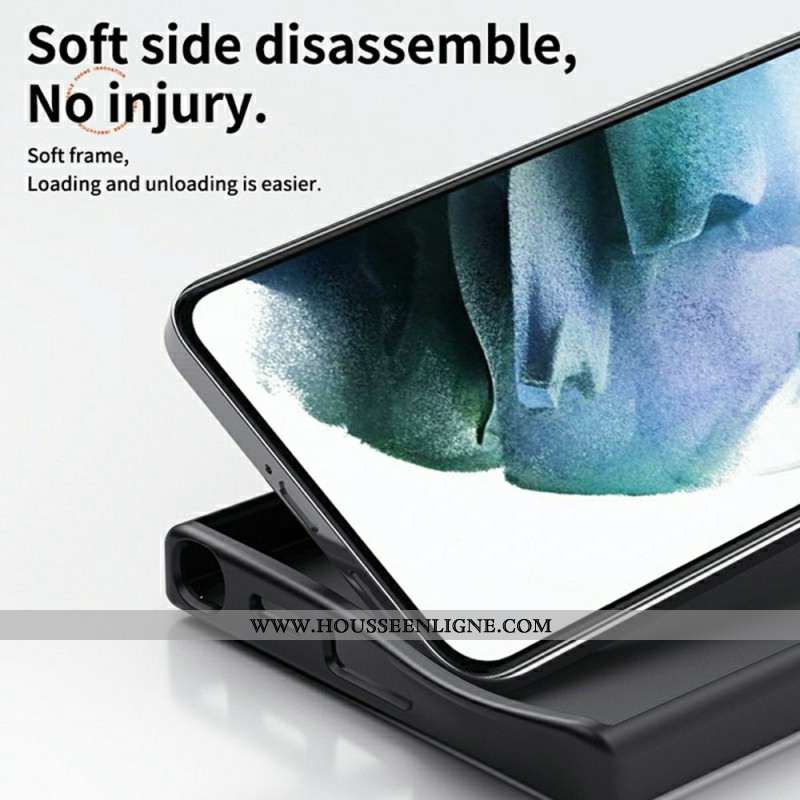 Coque Samsung Galaxy S25 5G Compatible MagSafe avec Support-Anneau