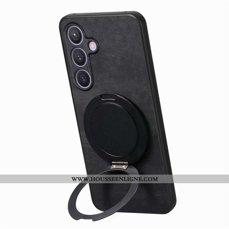 Coque Samsung Galaxy S25 5G Compatible avec MagSafe Effet Daim Vintage