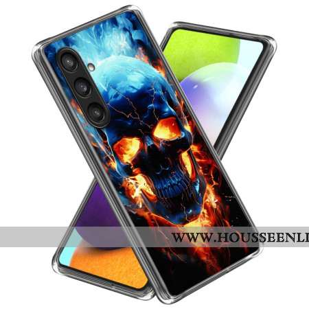 Coque Samsung Galaxy S25 5G Crâne Enflammé