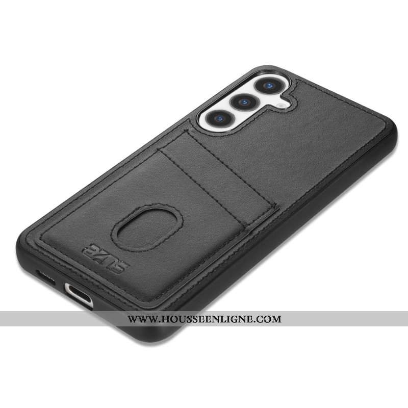 Coque Samsung Galaxy S25 5G Cuir Texturé Porte-Cartes