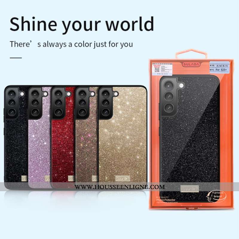Coque Samsung Galaxy S25 5G Design Pailleté