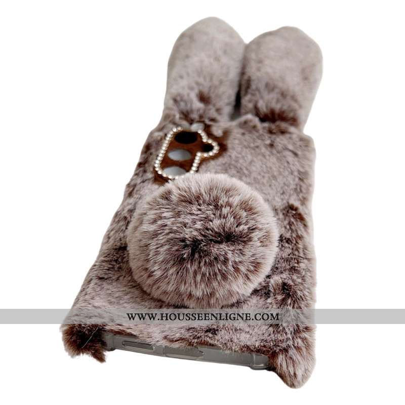 Coque Samsung Galaxy S25 5G Lapin Peluche