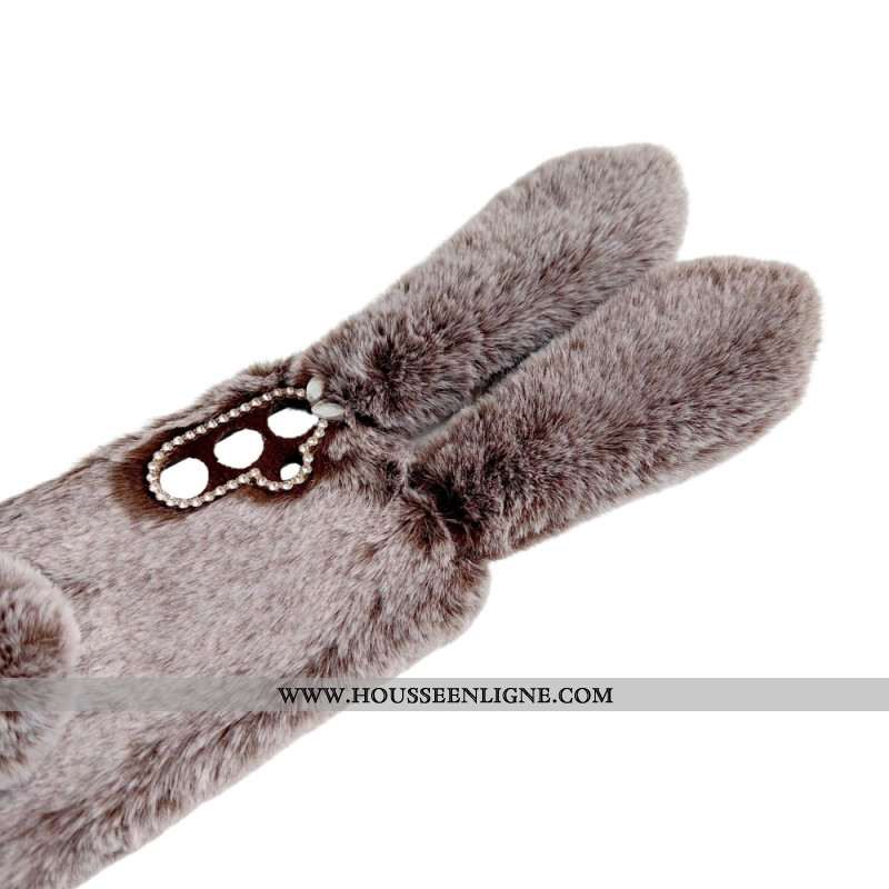 Coque Samsung Galaxy S25 5G Lapin Peluche