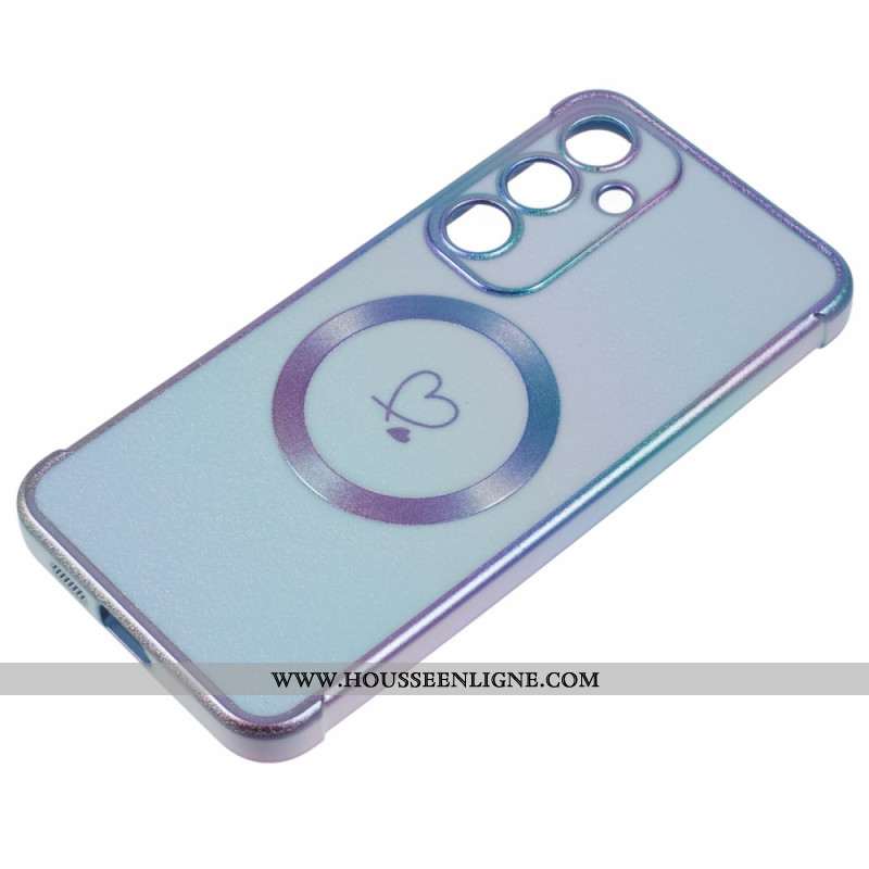 Coque Samsung Galaxy S25 5G Magnétique Coeur