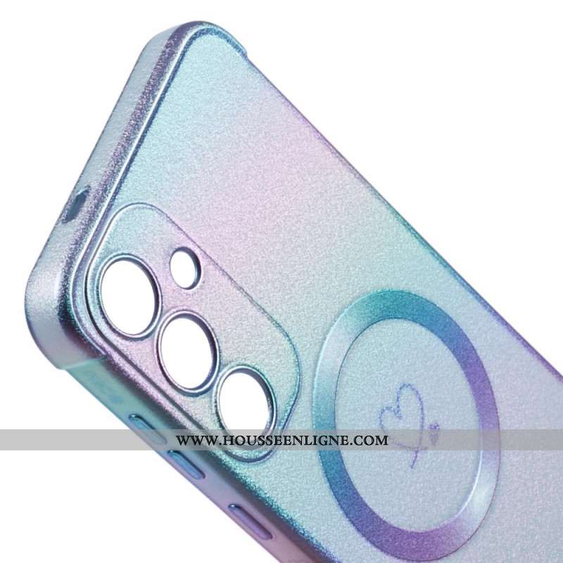 Coque Samsung Galaxy S25 5G Magnétique Coeur