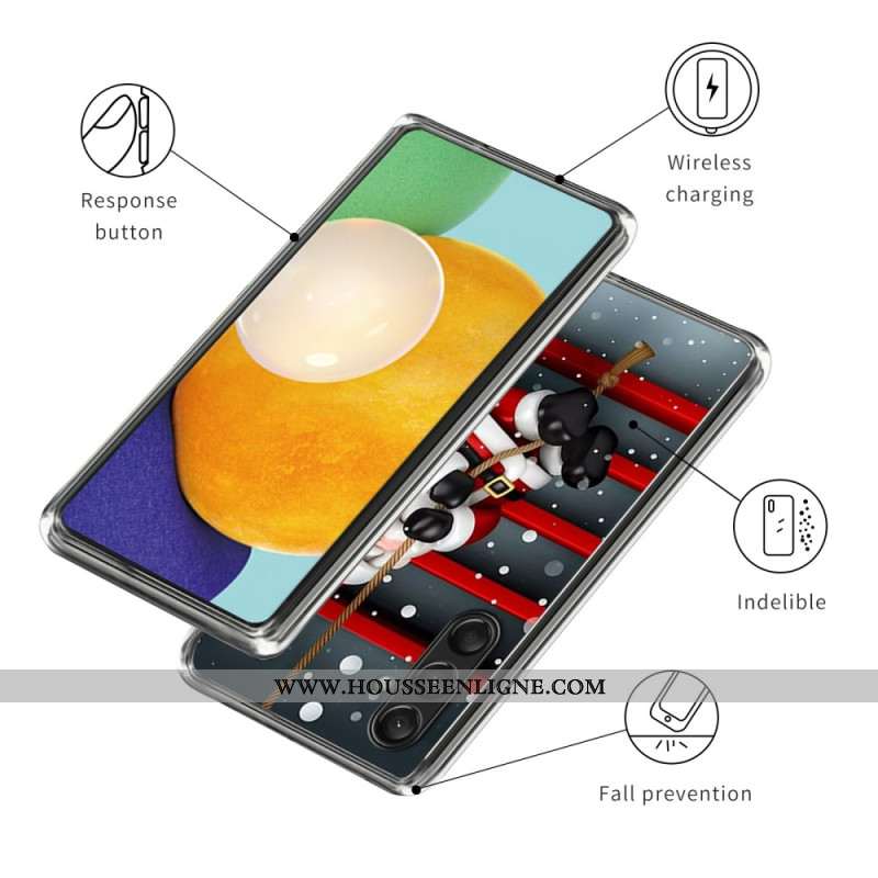 Coque Samsung Galaxy S25 5G Noël sous la Neige