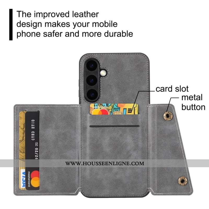 Coque Samsung Galaxy S25 5G Porte-Cartes et Support