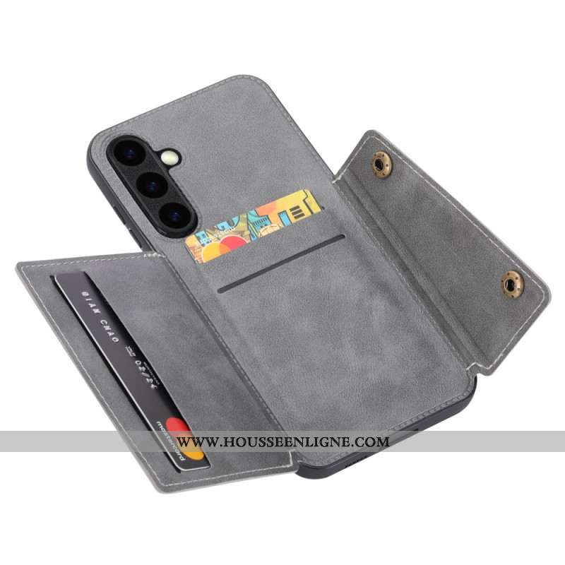 Coque Samsung Galaxy S25 5G Porte-Cartes et Support