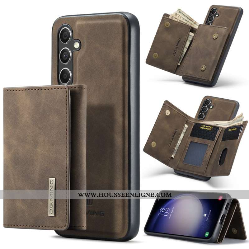 Coque Samsung Galaxy S25 5G Portefeuille Détachable DG.MING