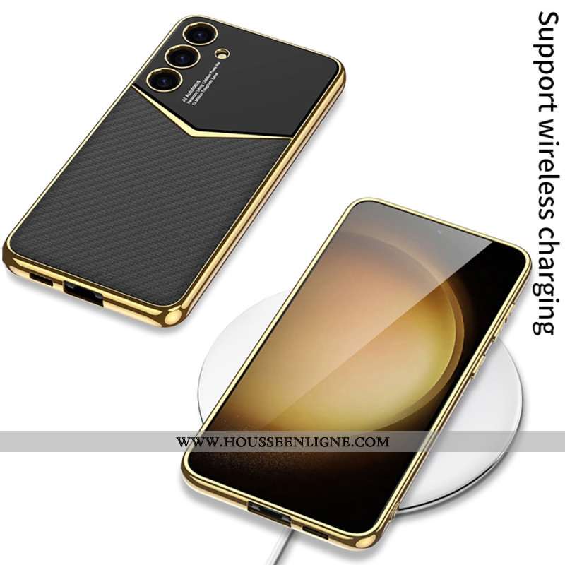 Coque Samsung Galaxy S25 5G Rebord Style Métal