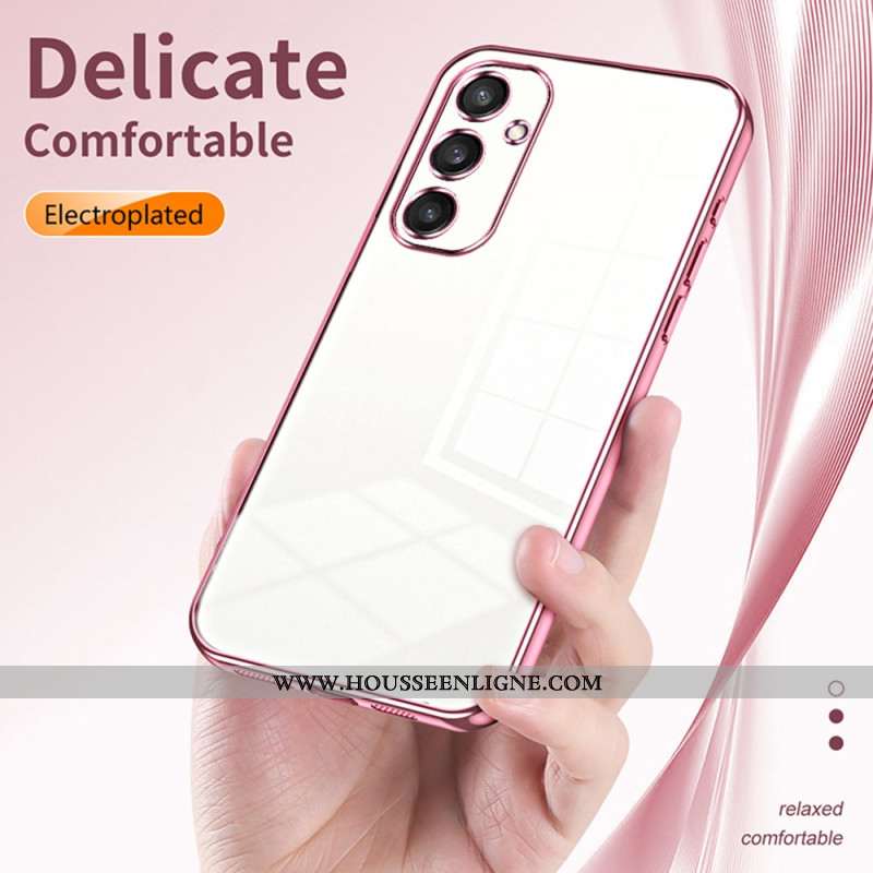 Coque Samsung Galaxy S25 5G Rebords Effet Métal