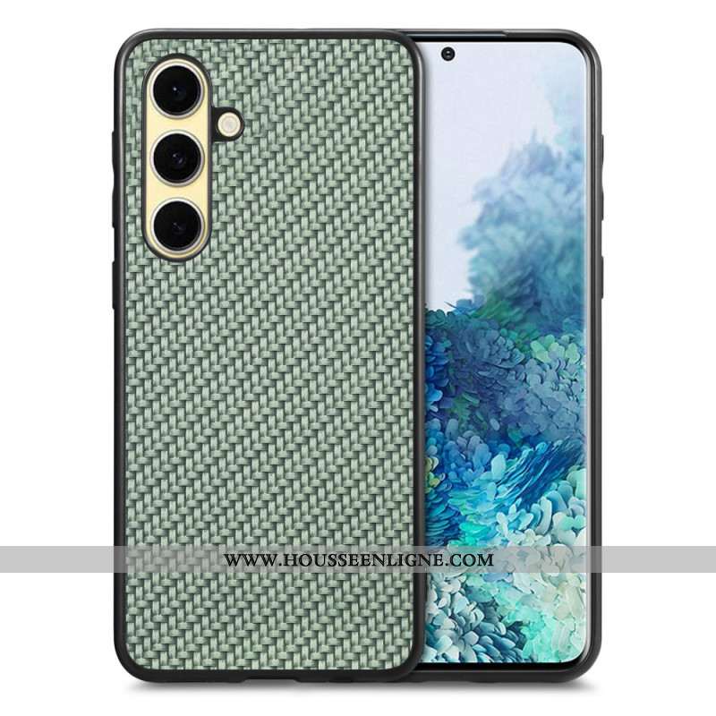 Coque Samsung Galaxy S25 5G Revêtement Fibre Carbone