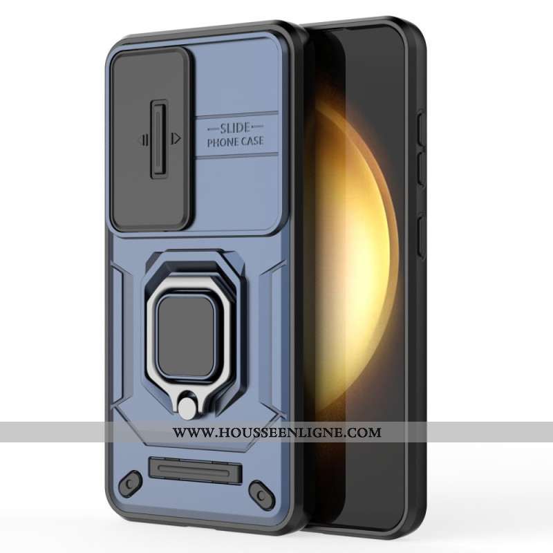 Coque Samsung Galaxy S25 5G Ring Résistante avec Protecteur Caméra