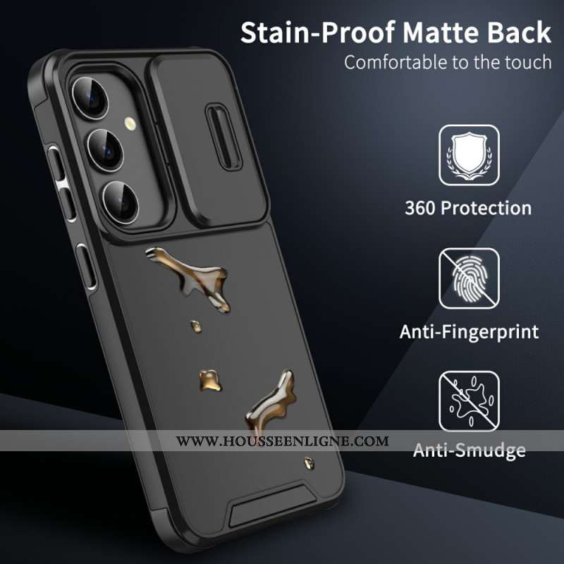 Coque Samsung Galaxy S25 5G Robuste avec Protecteur Caméra