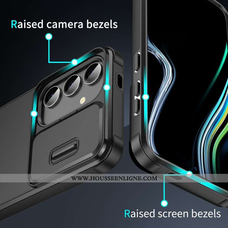 Coque Samsung Galaxy S25 5G Robuste avec Protecteur Caméra