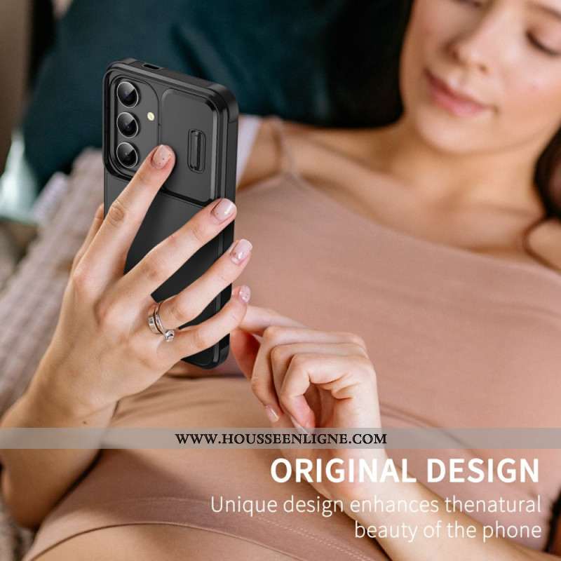 Coque Samsung Galaxy S25 5G Robuste avec Protecteur Caméra