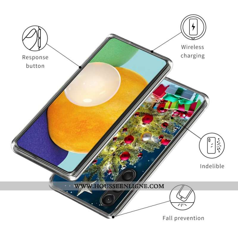 Coque Samsung Galaxy S25 5G Sapin et Cadeaux