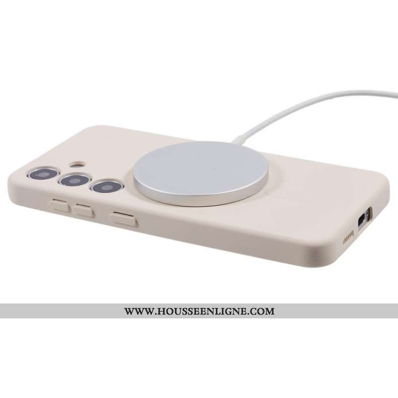 Coque Samsung Galaxy S25 5G Silicone Compatible MagSafe