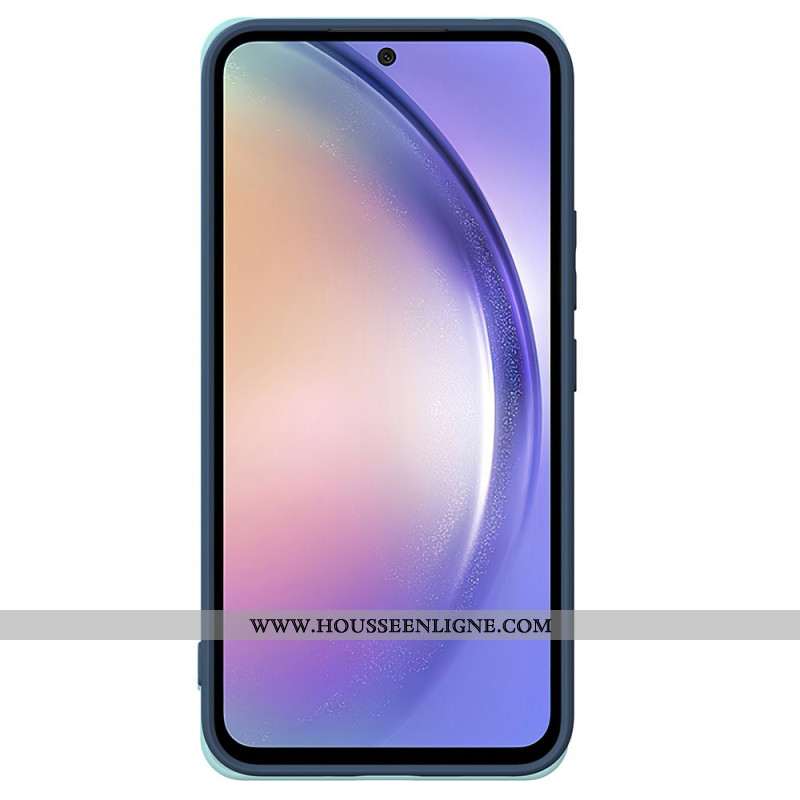 Coque Samsung Galaxy S25 5G Silicone Liquide Anneau-Support