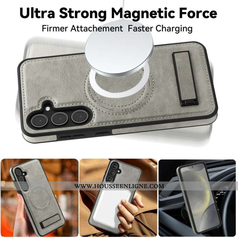 Coque Samsung Galaxy S25 5G Support Intégré et Compatibilité MagSafe