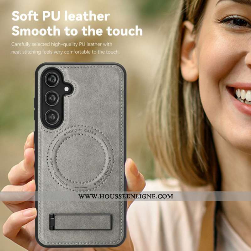 Coque Samsung Galaxy S25 5G Support Intégré et Compatibilité MagSafe