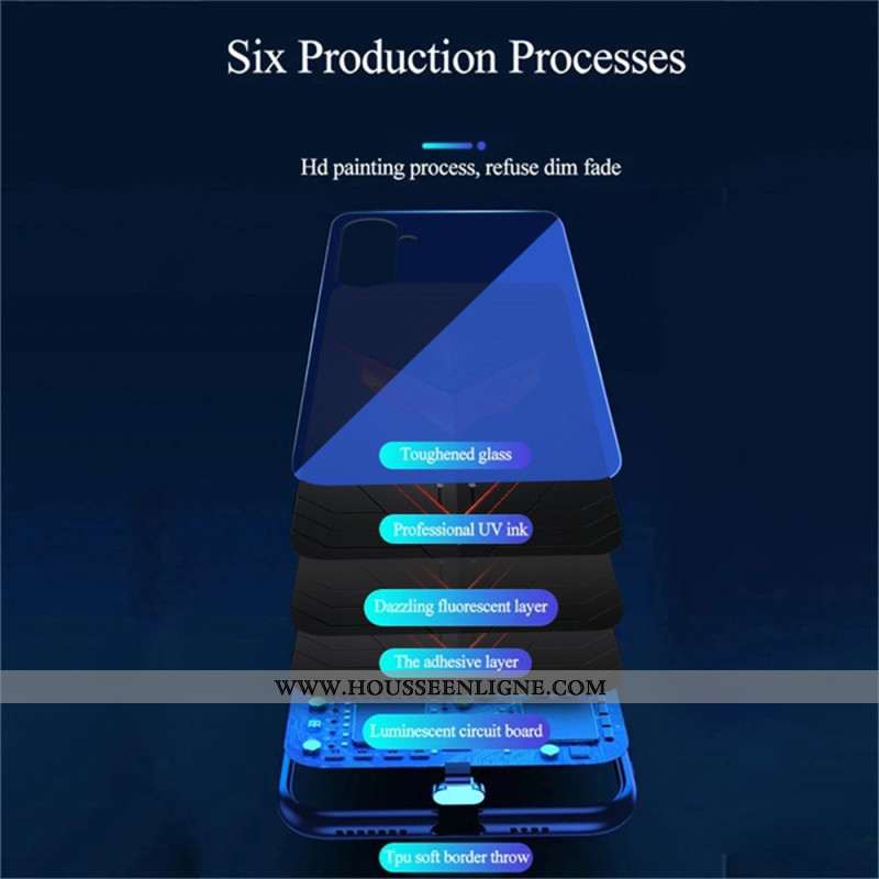 Coque Samsung Galaxy S25 5G Série Éclairage Rythmique