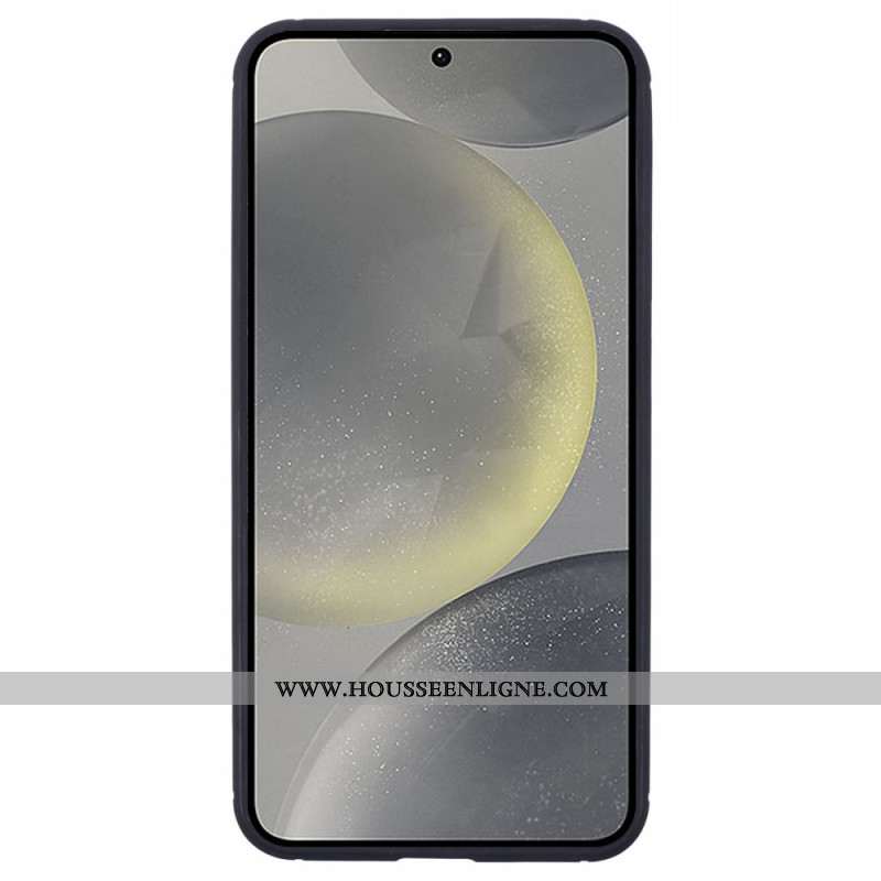 Coque Samsung Galaxy S25 5G Translucide Texture Fibre de Carbone