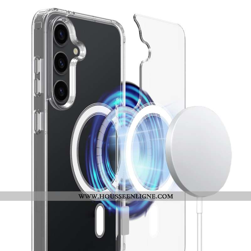 Coque Samsung Galaxy S25 5G Transparente Compatible MagSafe