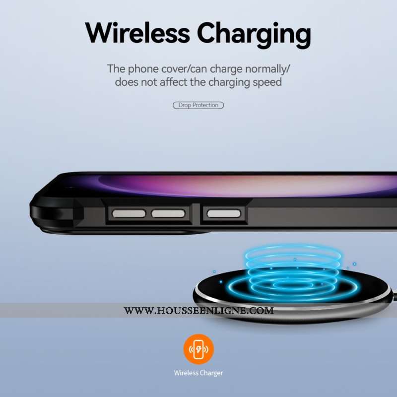 Coque Samsung Galaxy S25 5G Transparente Rebords Silicone