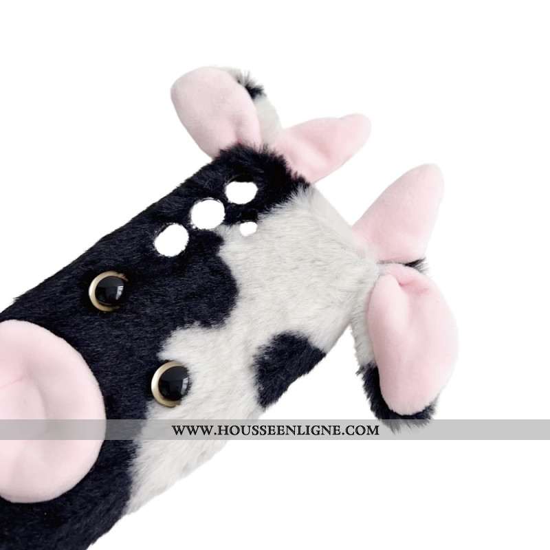 Coque Samsung Galaxy S25 5G Vache Peluche