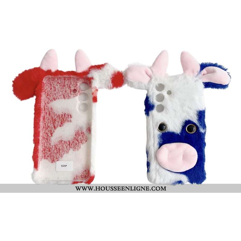 Coque Samsung Galaxy S25 5G Vache Peluche