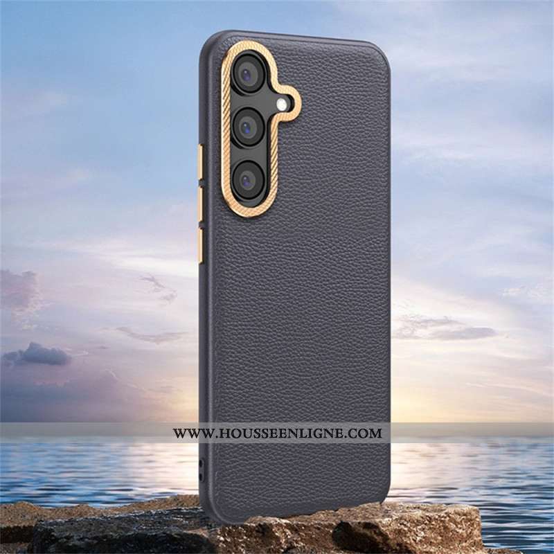 Coque Samsung Galaxy S25 Cadre Objectif Métallique